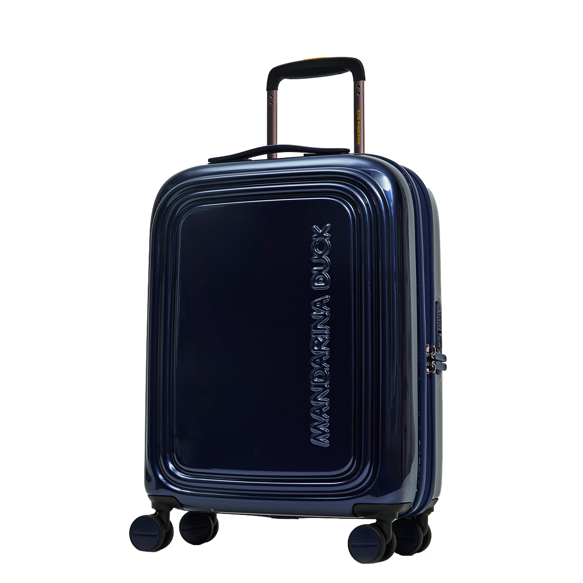 Mandarina Duck Bagaglio a mano 55 cm LOGODUCK + Metal Blue Indigo - 2 Mandarina Duck Bagaglio a mano 55 cm LOGODUCK + Metal Blue Indigo - 2