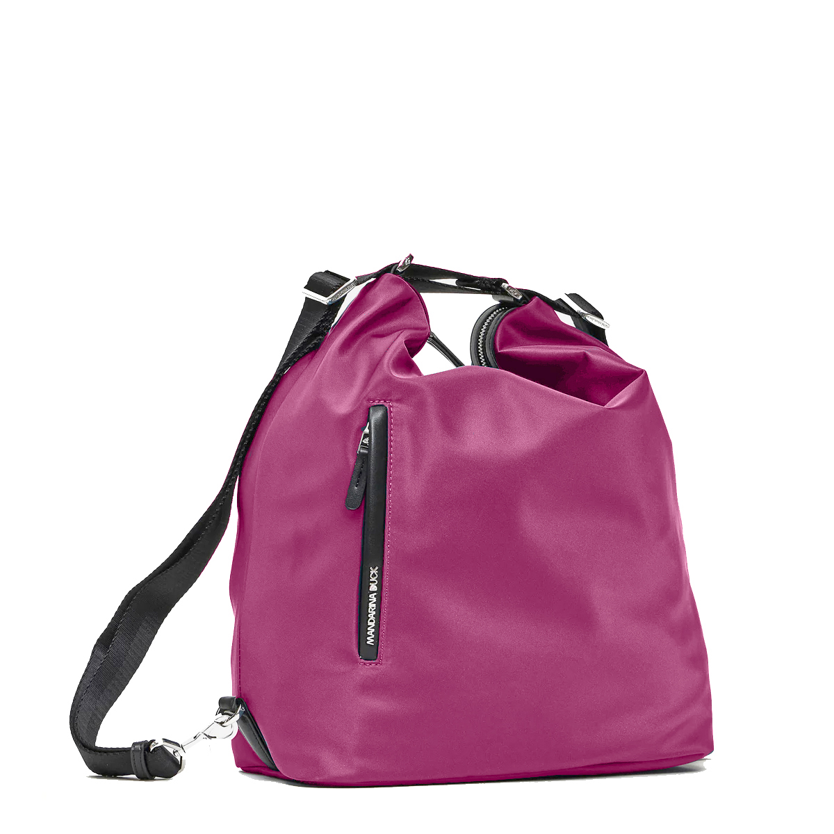 Mandarina Duck Hobo Bag Hunter Red Violet - 4 Mandarina Duck Hobo Bag Hunter Red Violet - 4