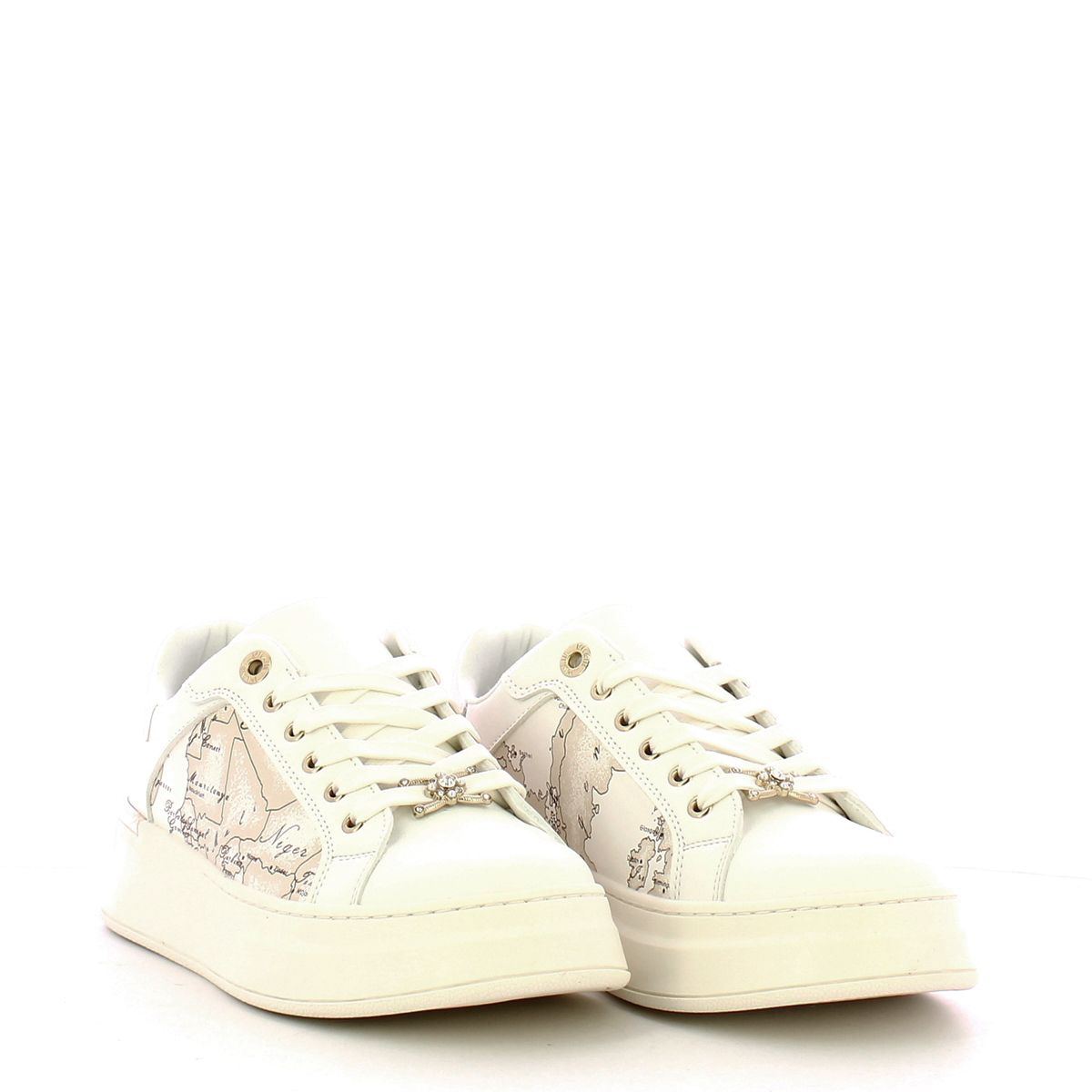 Alviero Martini 1a Classe Sneakers Bianco Geo Latte - 2 Alviero Martini 1a Classe Sneakers Bianco Geo Latte - 2