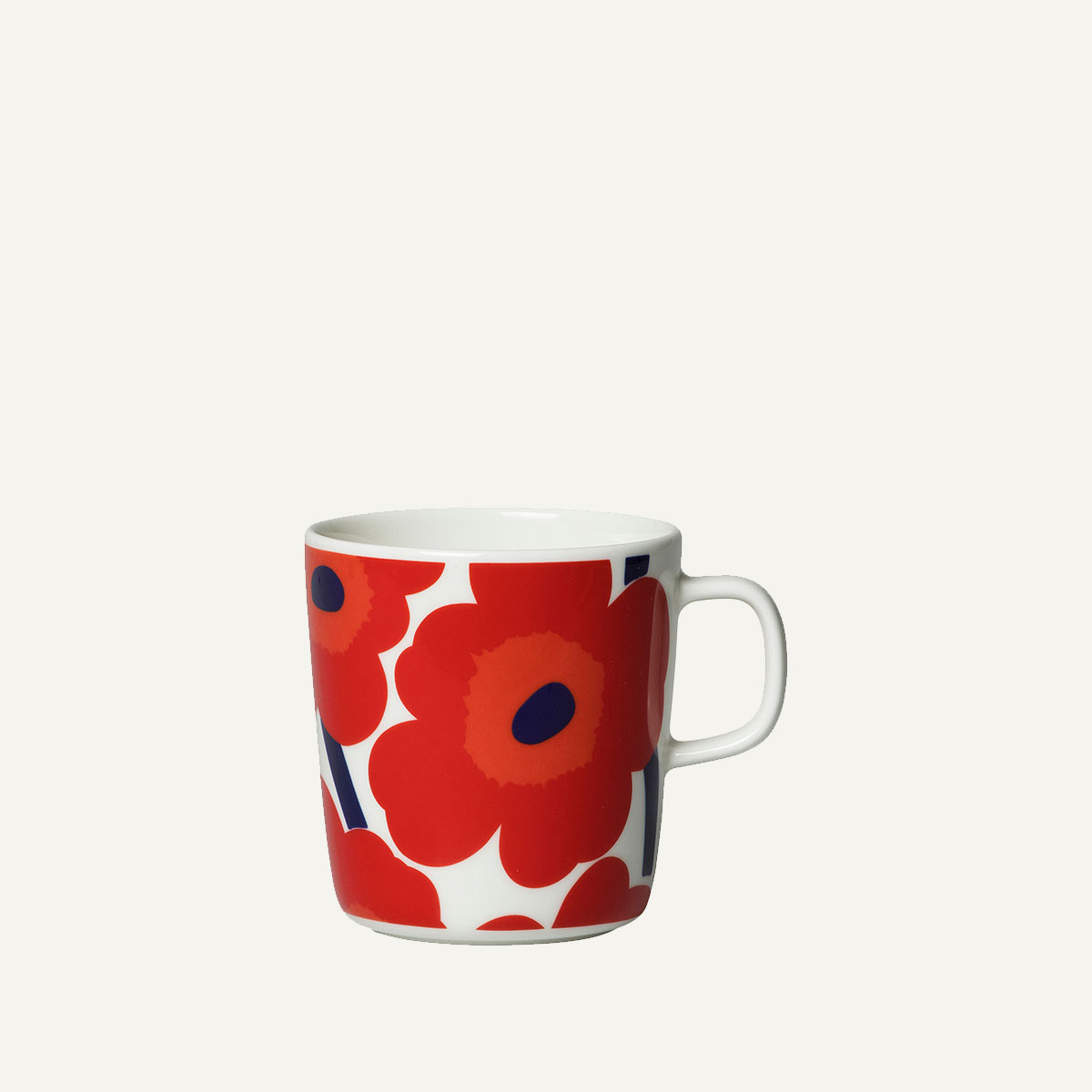 Marimekko Oiva/Unikko Mug 4 dl - 1 Marimekko Oiva/Unikko Mug 4 dl - 1