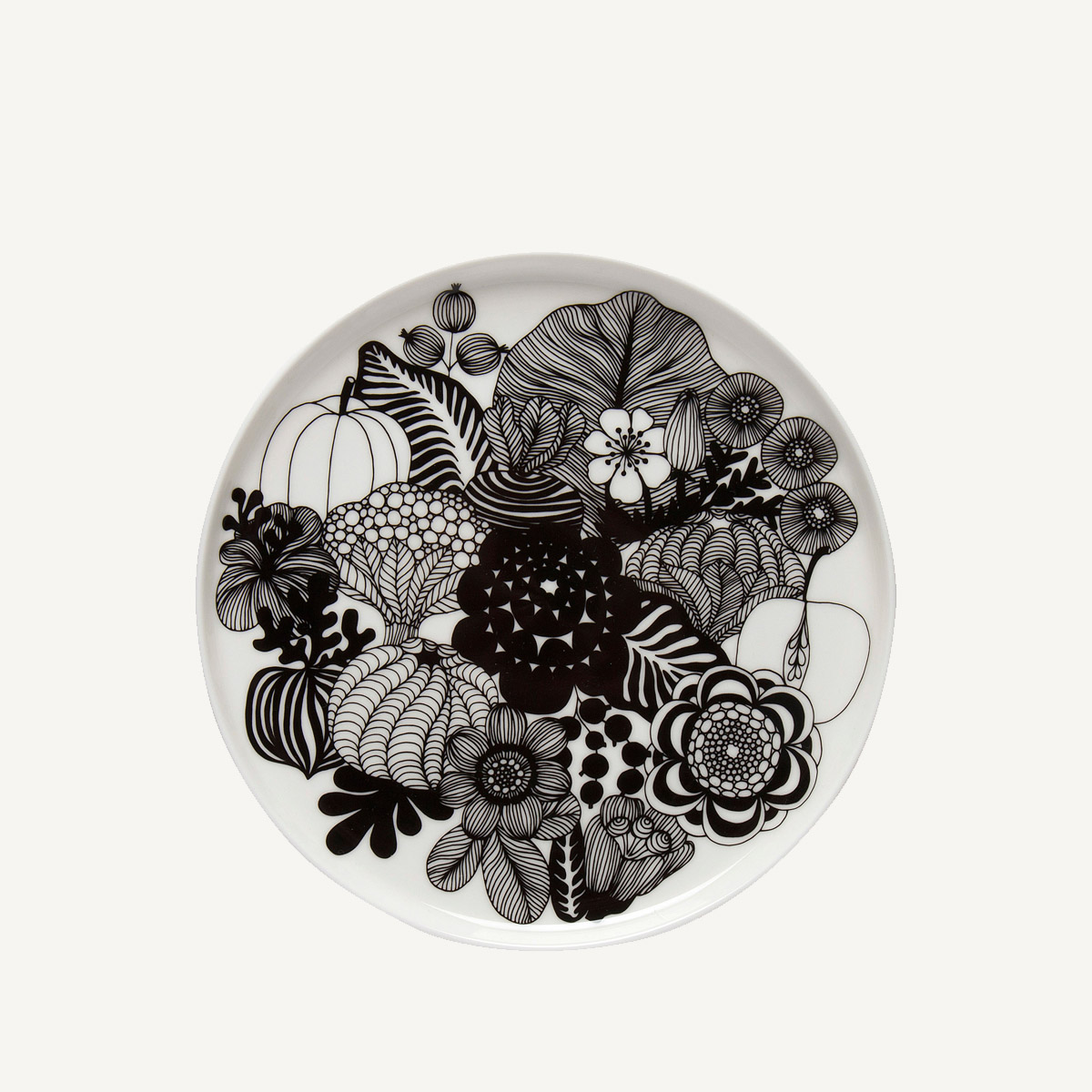 Marimekko Oiva/Siirtolapuutarha Plate 20cm - 1 Marimekko Oiva/Siirtolapuutarha Plate 20cm - 1