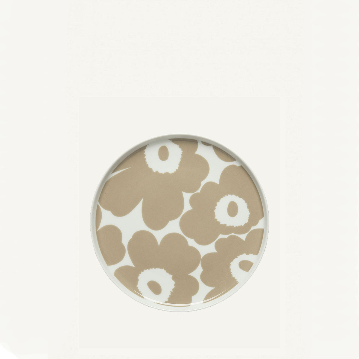 Marimekko Oiva/Unikko Plate 20cm - 1 Marimekko Oiva/Unikko Plate 20cm - 1
