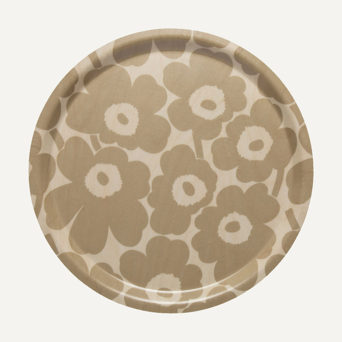 Marimekko Mini Unikko Plywood Tray 31 cm - 1 Marimekko Mini Unikko Plywood Tray 31 cm - 1