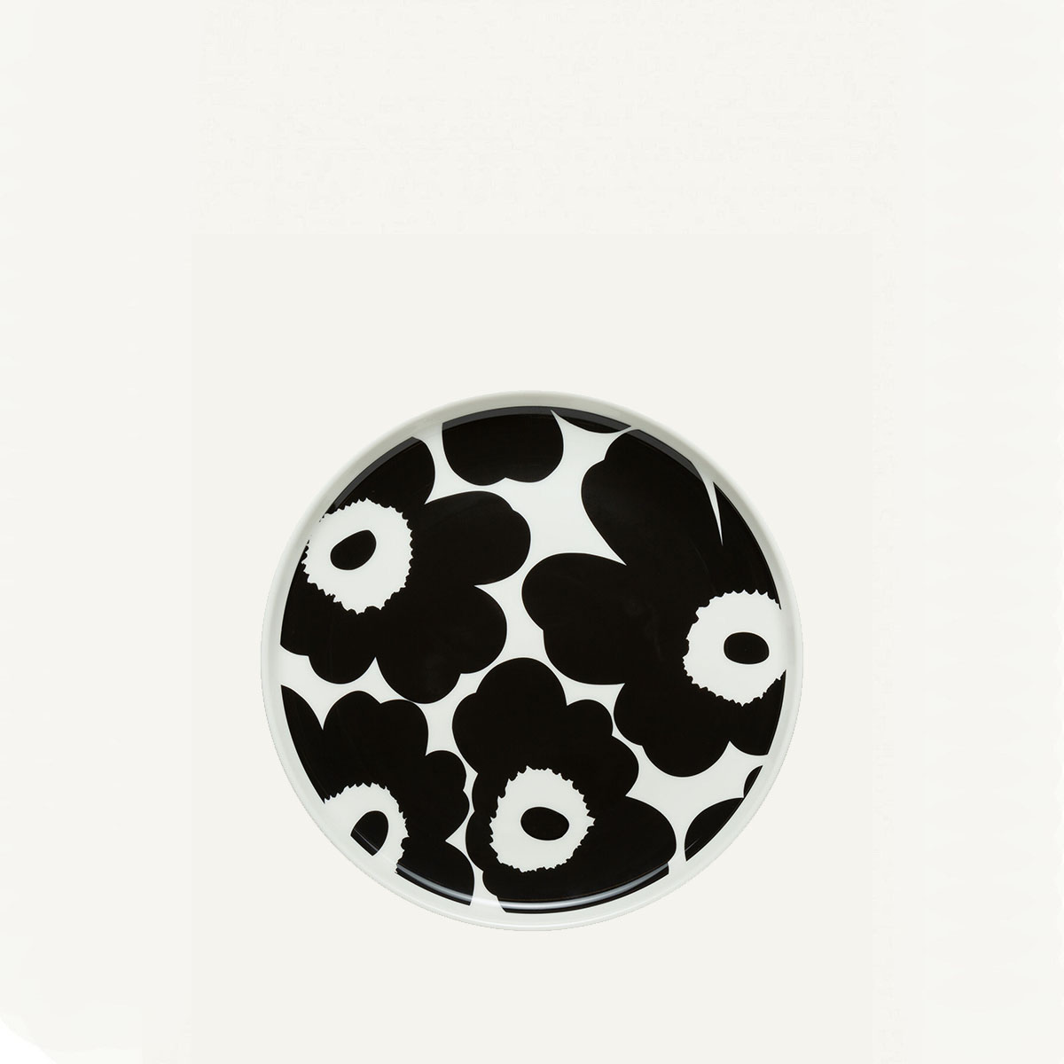 Marimekko Oiva/Unikko Plate 20 cm - 1 Marimekko Oiva/Unikko Plate 20 cm - 1