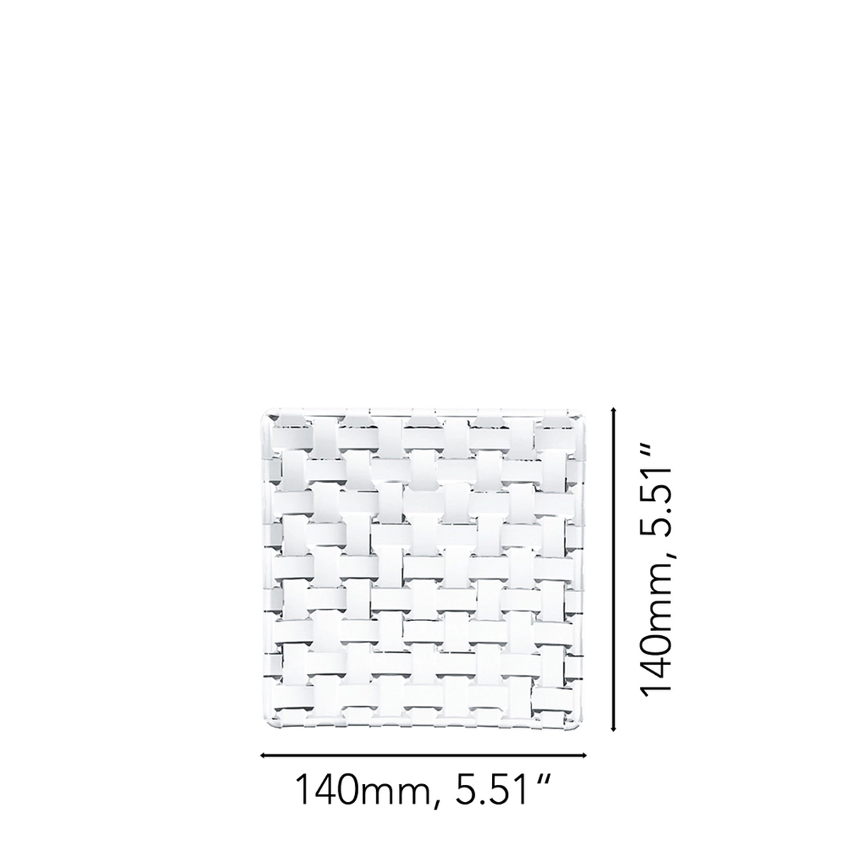 NACH Set 2 Piatti quadrati Bossa Nova 14 cm - 4 NACH Set 2 Piatti quadrati Bossa Nova 14 cm - 4