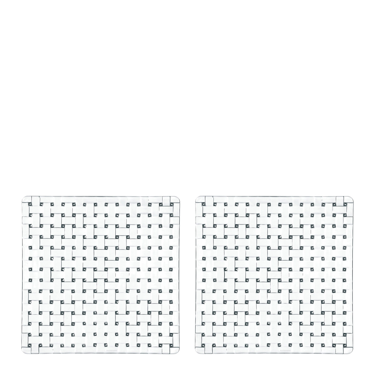 NACH Set 2 Piatti quadrati Bossa Nova 21 cm - 1 NACH Set 2 Piatti quadrati Bossa Nova 21 cm - 1