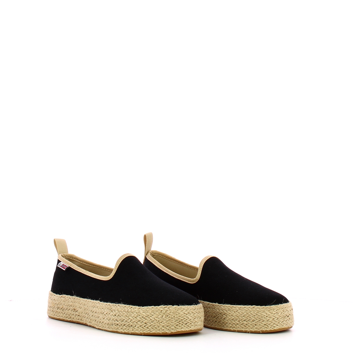 Napapijri Sneakers Slip On Grove in Canvas Black - 2 Napapijri Sneakers Slip On Grove in Canvas Black - 2
