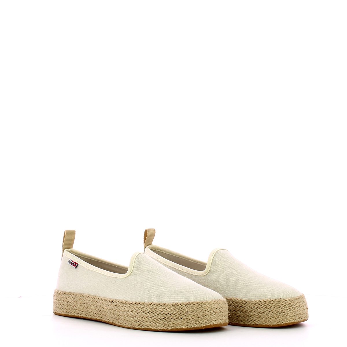 Napapijri Sneakers Slip On Grove in Canvas Bright White - 2 Napapijri Sneakers Slip On Grove in Canvas Bright White - 2