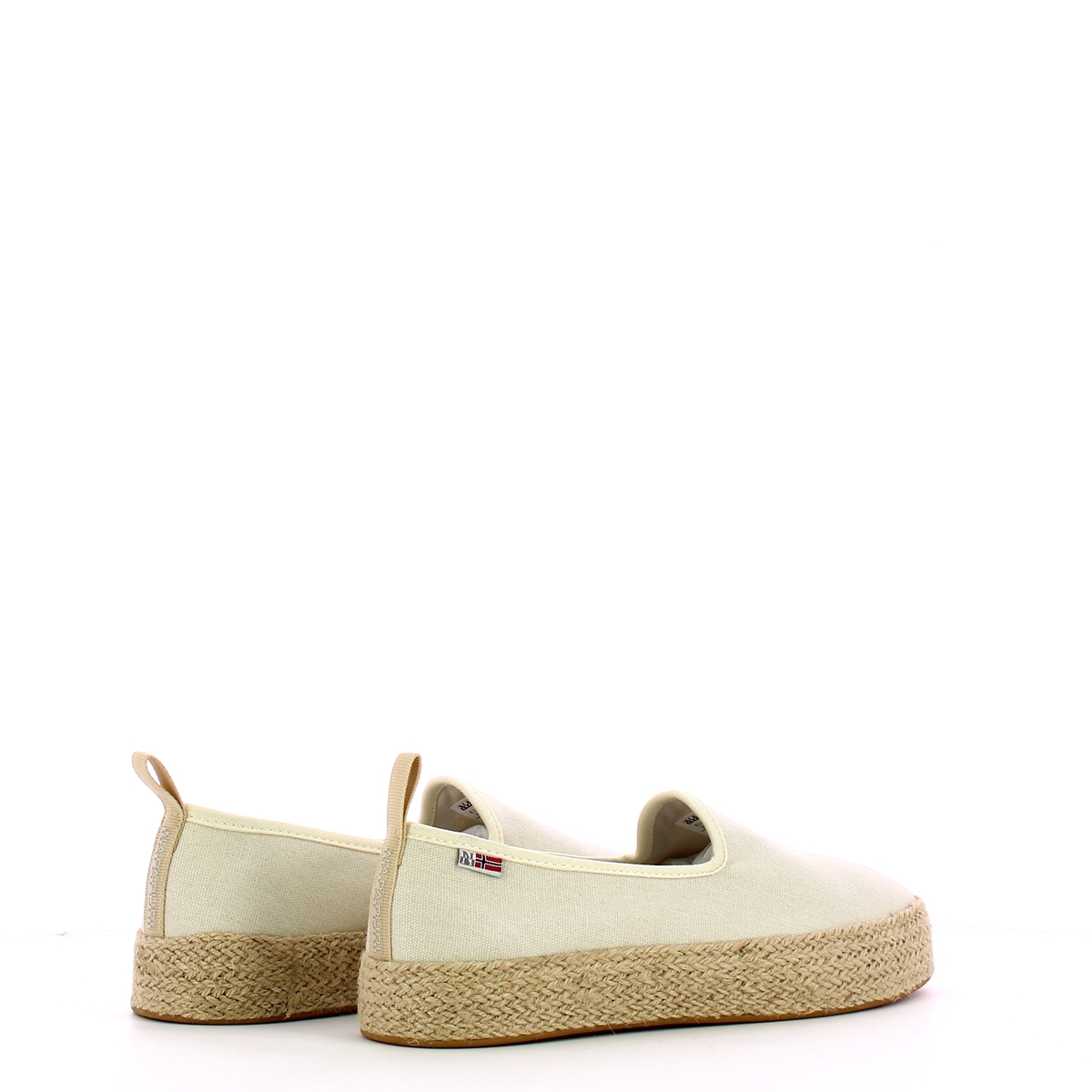 Napapijri Sneakers Slip On Grove in Canvas Bright White - 3 Napapijri Sneakers Slip On Grove in Canvas Bright White - 3