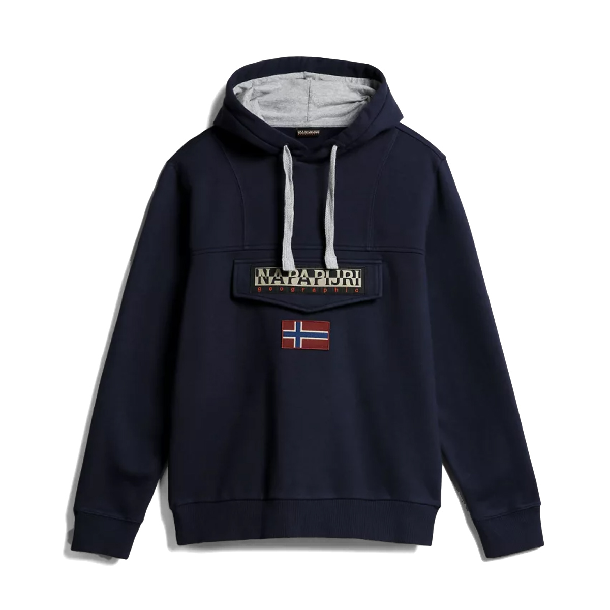 Napapijri Felpa con cappuccio Burgee Blu Marine - 1 Napapijri Felpa con cappuccio Burgee Blu Marine - 1