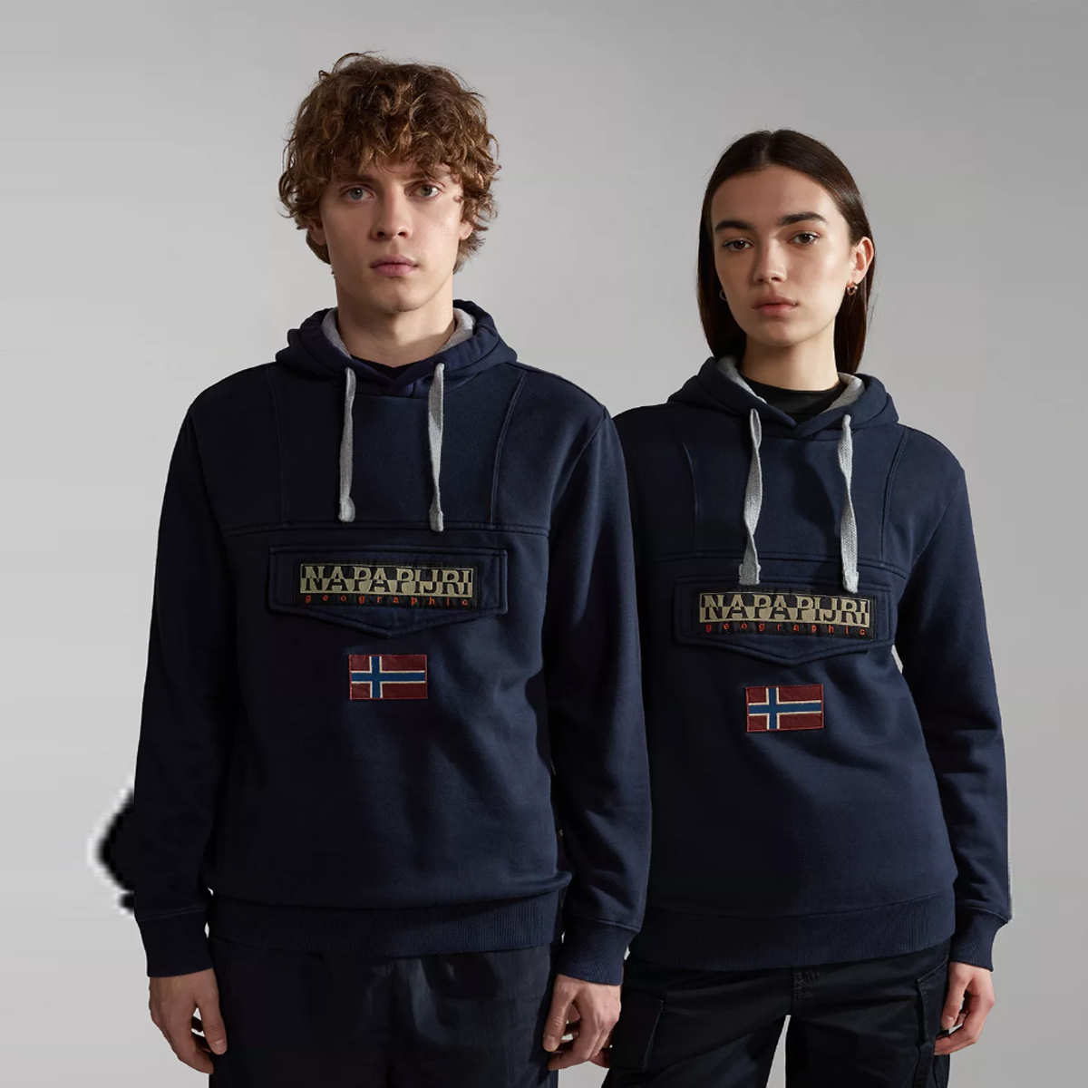 Napapijri Felpa con cappuccio Burgee Blu Marine - 3 Napapijri Felpa con cappuccio Burgee Blu Marine - 3