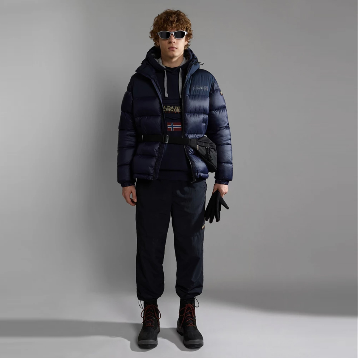 Napapijri Felpa con cappuccio Burgee Blu Marine - 5 Napapijri Felpa con cappuccio Burgee Blu Marine - 5