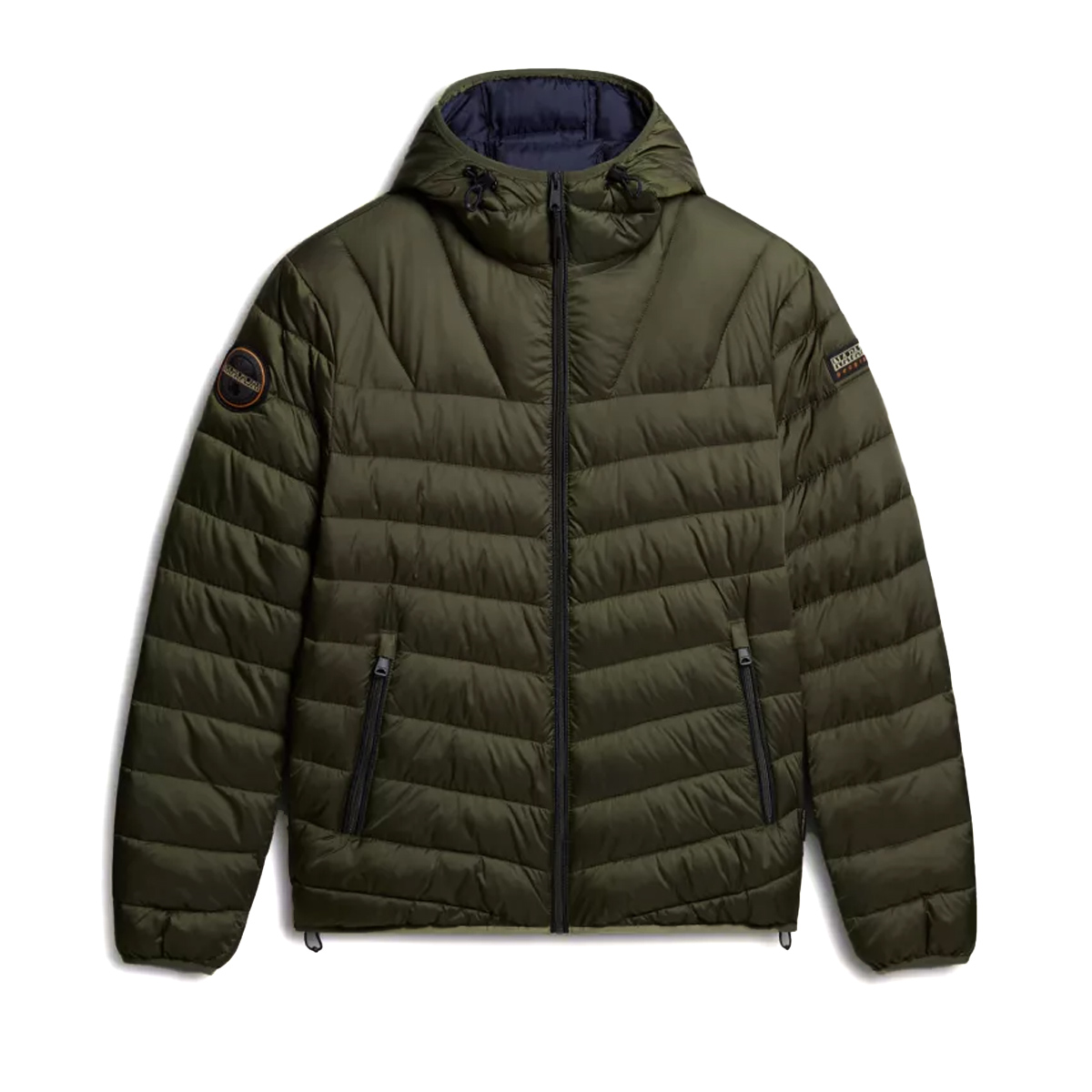 Napapijri Piumino con cappuccio Aerons Green Depths - 1 Napapijri Piumino con cappuccio Aerons Green Depths - 1
