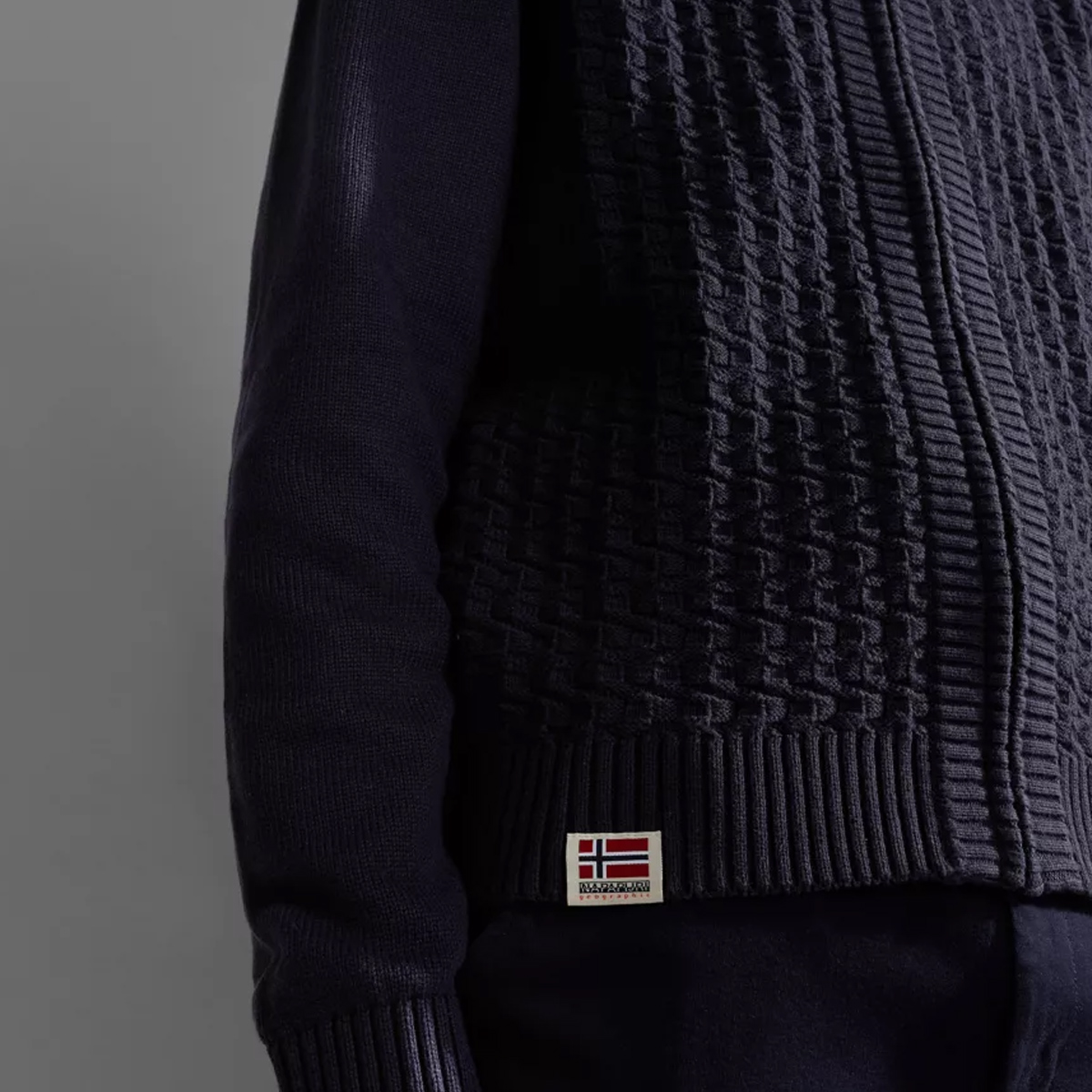 Napapijri Maglione con zip Trondheim Blu Marine - 6 Napapijri Maglione con zip Trondheim Blu Marine - 6