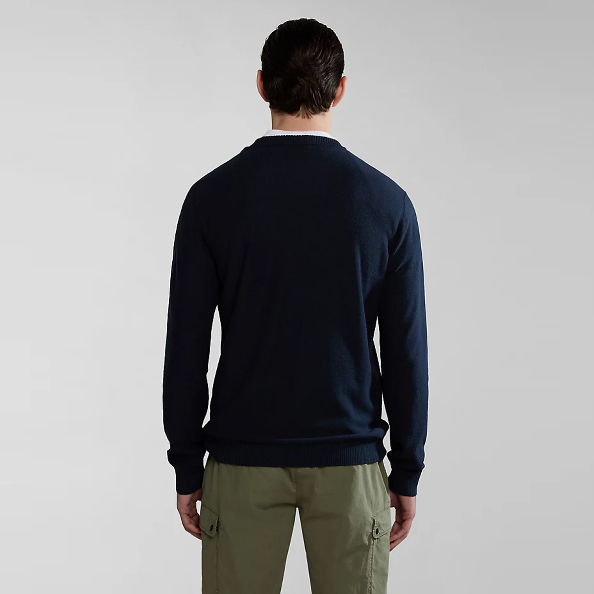 Napapijri Maglione Linen Blu Marine - 4 Napapijri Maglione Linen Blu Marine - 4