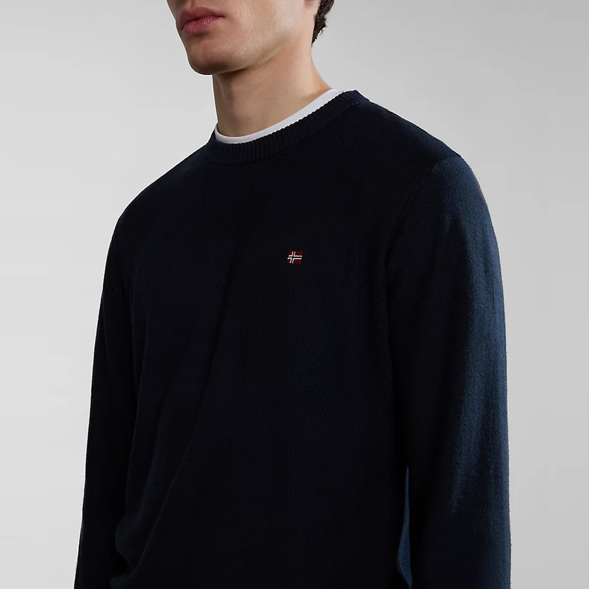 Napapijri Maglione Linen Blu Marine - 5 Napapijri Maglione Linen Blu Marine - 5