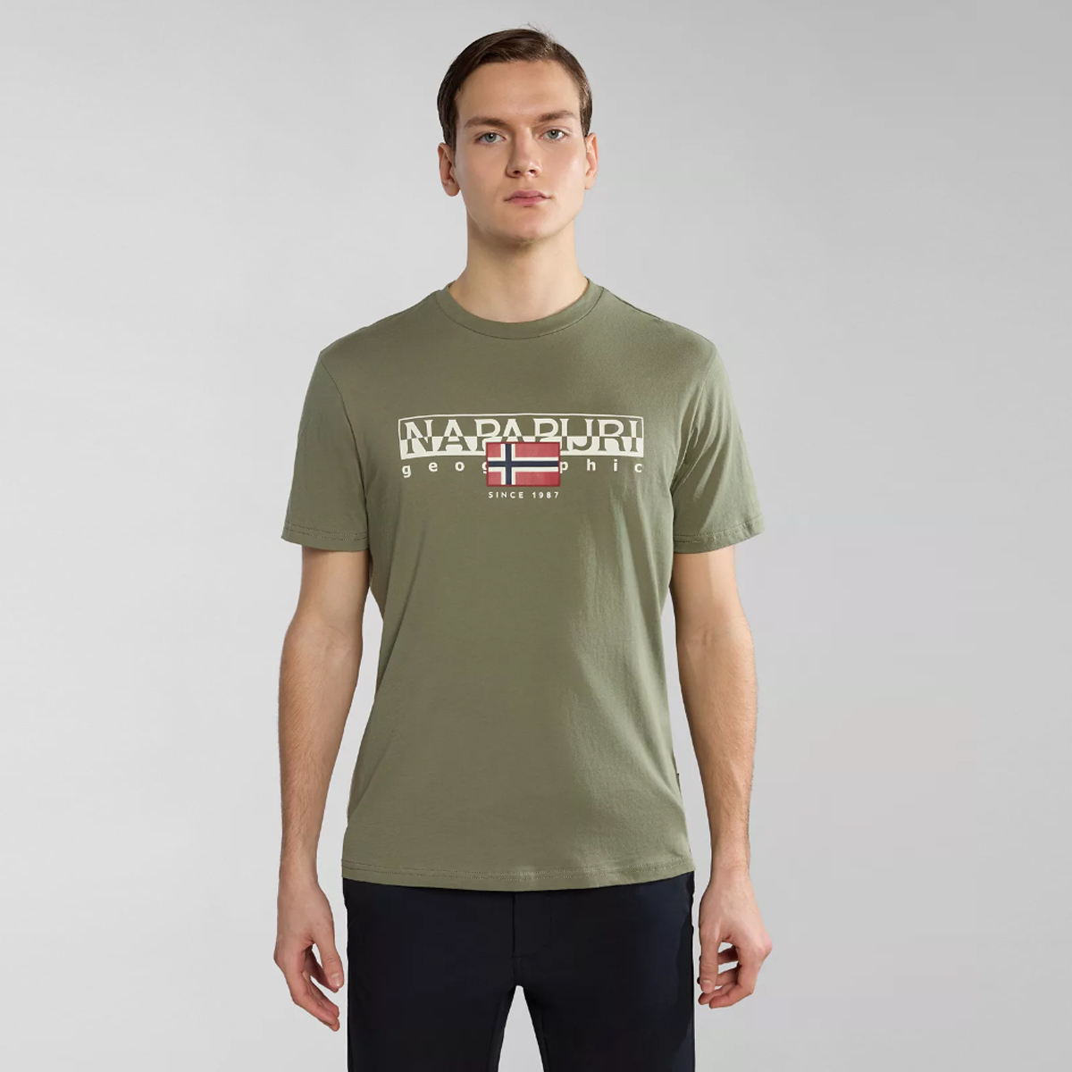 Napapijri T-Shirt Aylmer Green Lichen - 3