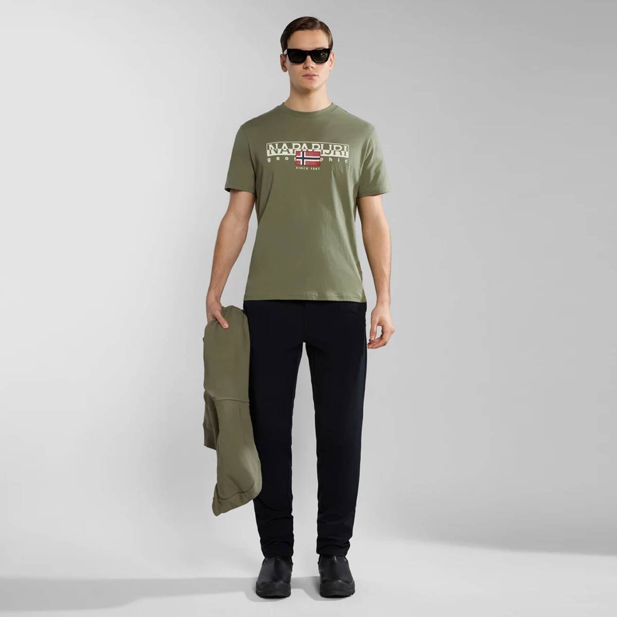Napapijri T-Shirt Aylmer Green Lichen - 5