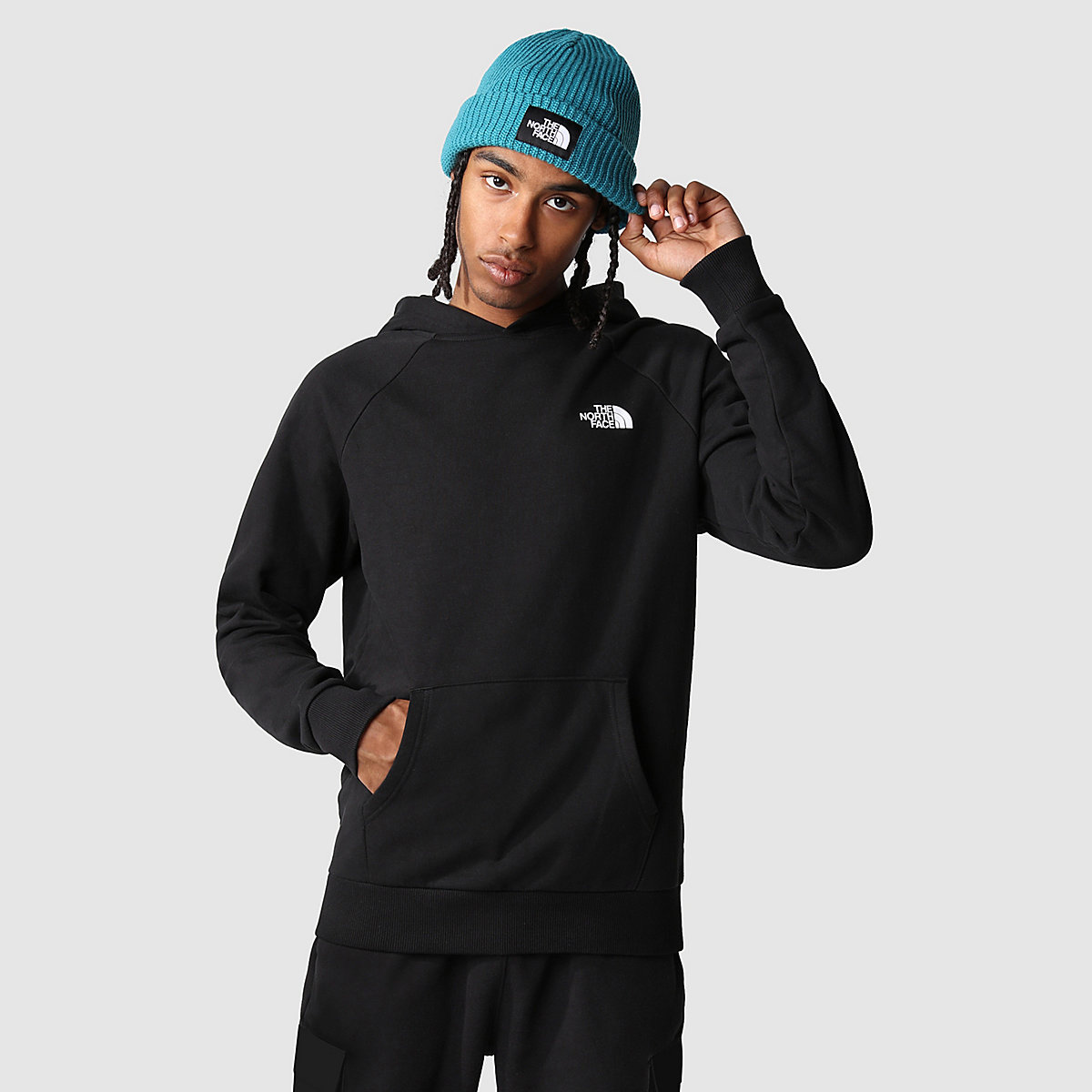 NORT Felpa con cappuccio Raglan Redbox TNF Black TNF White - 3 NORT Felpa con cappuccio Raglan Redbox TNF Black TNF White - 3
