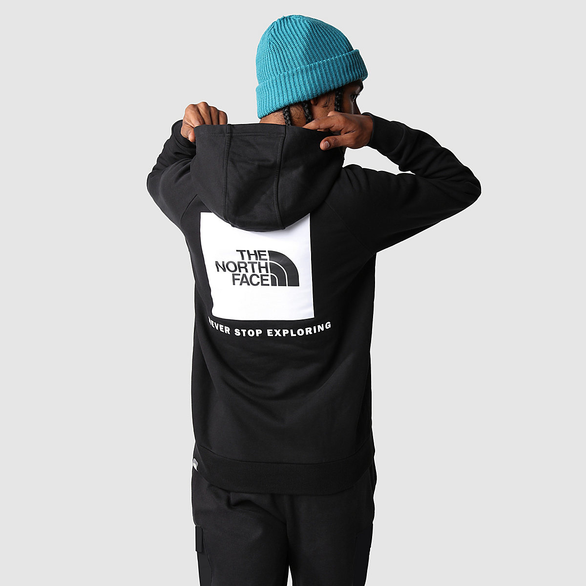 NORT Felpa con cappuccio Raglan Redbox TNF Black TNF White - 4 NORT Felpa con cappuccio Raglan Redbox TNF Black TNF White - 4