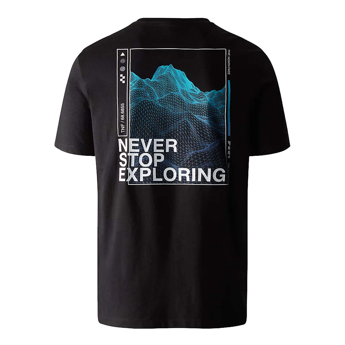 The North Face T-Shirt Foundation Graphic TNF Black Optic Blue - 2 The North Face T-Shirt Foundation Graphic TNF Black Optic Blue - 2