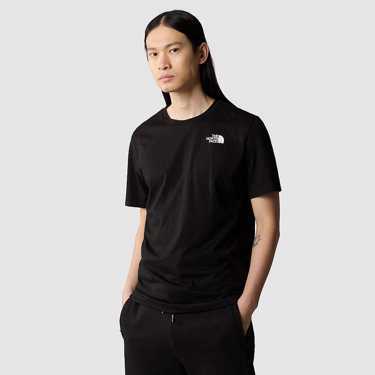 The North Face T-Shirt Foundation Graphic TNF Black Optic Blue - 3 The North Face T-Shirt Foundation Graphic TNF Black Optic Blue - 3