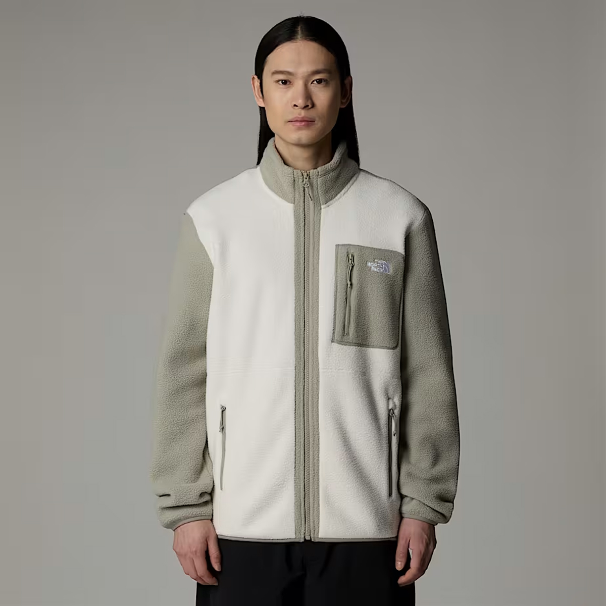 The North Face Felpa Yumiori Full Zip White Dune Clay - 2 The North Face Felpa Yumiori Full Zip White Dune Clay - 2