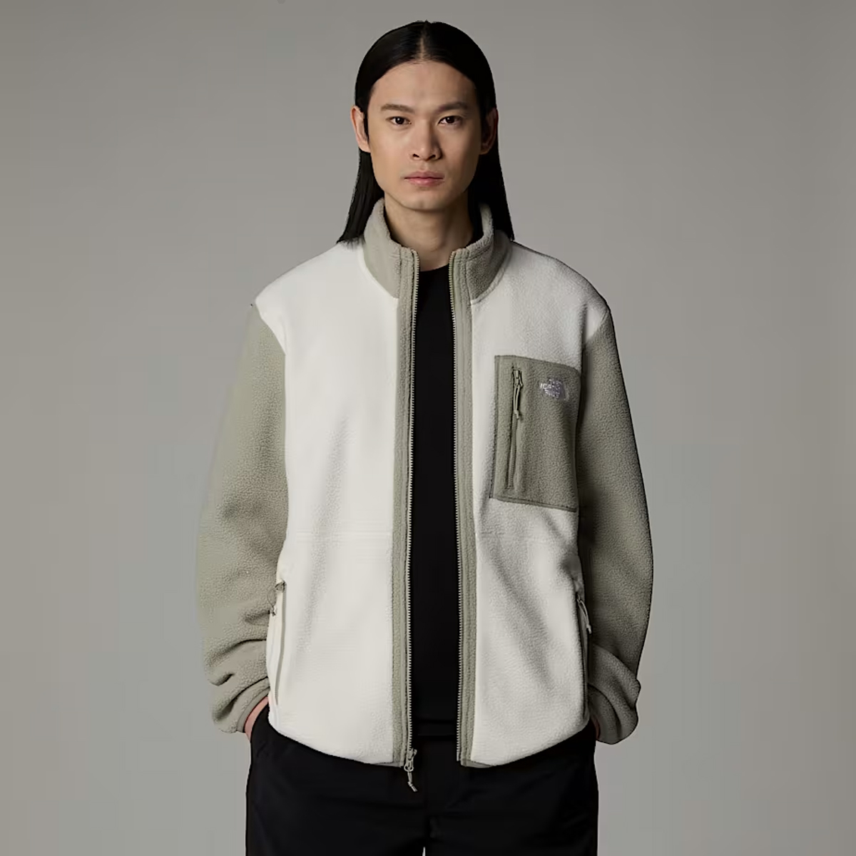 The North Face Felpa Yumiori Full Zip White Dune Clay - 5 The North Face Felpa Yumiori Full Zip White Dune Clay - 5
