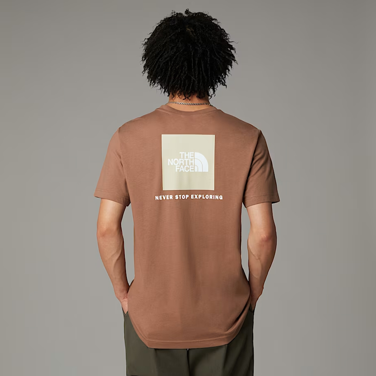 The North Face T-Shirt Redbox Latte Gravel - 4 The North Face T-Shirt Redbox Latte Gravel - 4