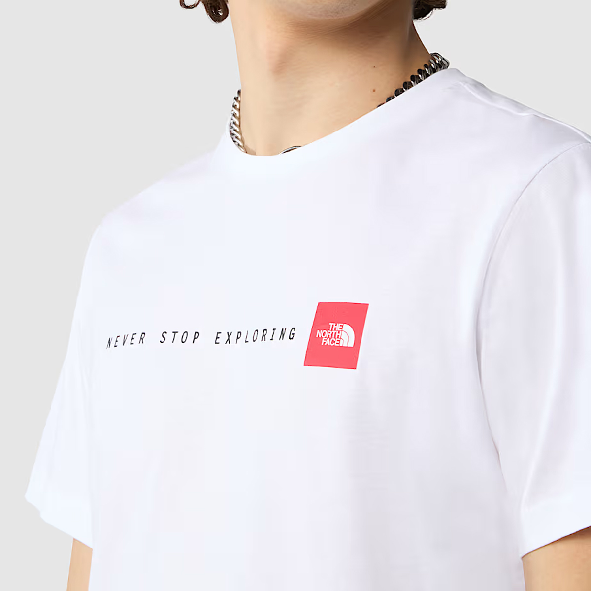 The North Face T-Shirt Never Stop Exploring TNF White - 5 The North Face T-Shirt Never Stop Exploring TNF White - 5