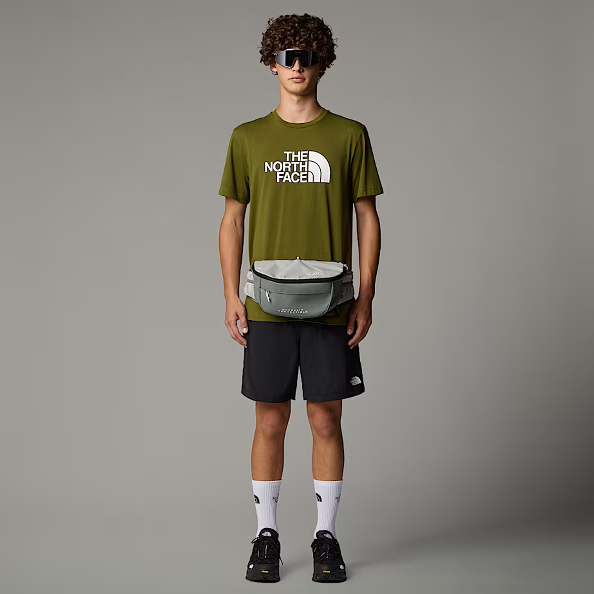 The North Face T-Shirt Easy Forest Olive TNF White - 5 The North Face T-Shirt Easy Forest Olive TNF White - 5