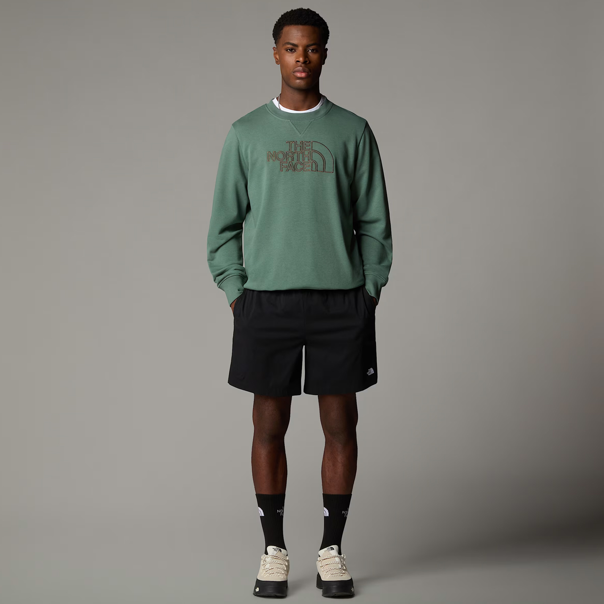 The North Face Felpa Drew Peak Duck Green Latte - 5 The North Face Felpa Drew Peak Duck Green Latte - 5