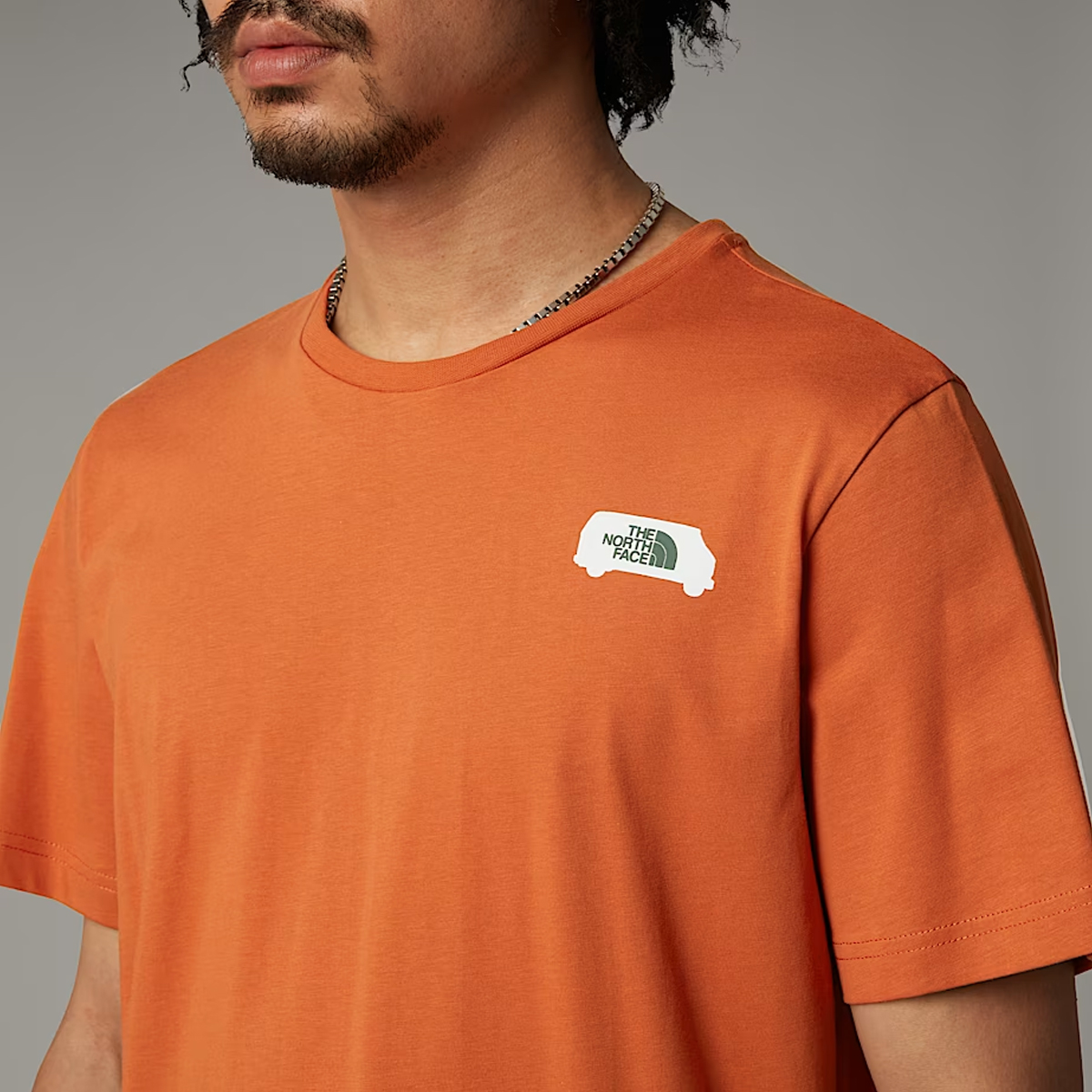 The North Face T-shirt Outdoor Graphic Iron Bronze - 6 The North Face T-shirt Outdoor Graphic Iron Bronze - 6