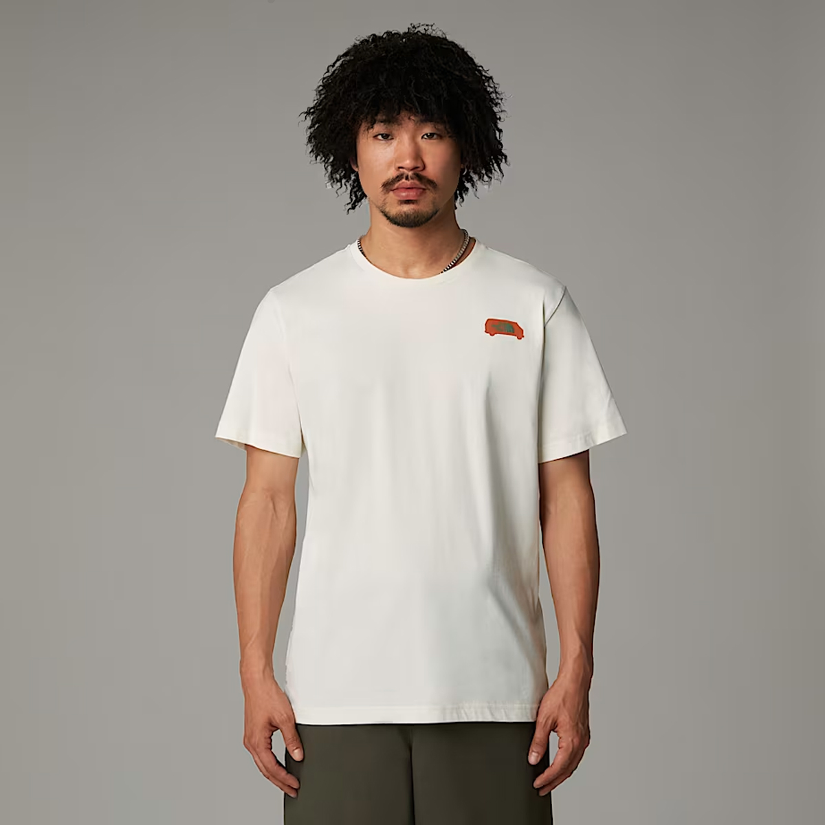 The North Face T-shirt Outdoor Graphic White Dune - 3 The North Face T-shirt Outdoor Graphic White Dune - 3