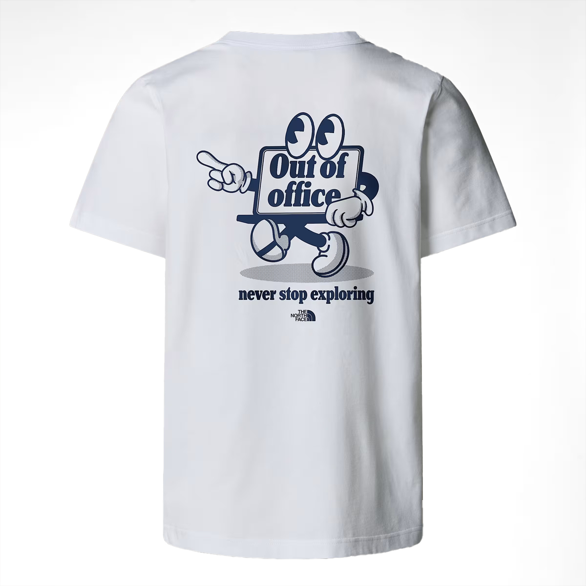The North Face T-Shirt Cartoon Logo TNF White - 2 The North Face T-Shirt Cartoon Logo TNF White - 2