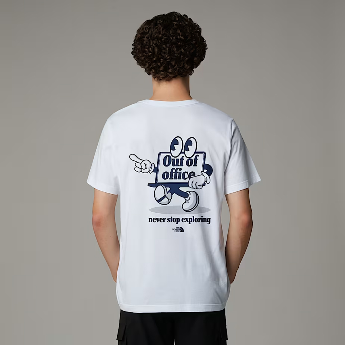 The North Face T-Shirt Cartoon Logo TNF White - 4 The North Face T-Shirt Cartoon Logo TNF White - 4