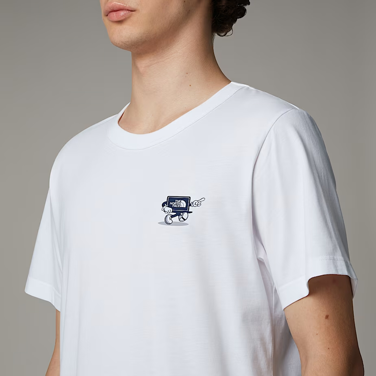 The North Face T-Shirt Cartoon Logo TNF White - 6 The North Face T-Shirt Cartoon Logo TNF White - 6