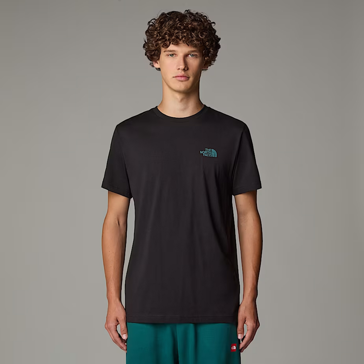 The North Face T-Shirt NSE Box TNF Black Deep Nori Trail Grid - 3 The North Face T-Shirt NSE Box TNF Black Deep Nori Trail Grid - 3