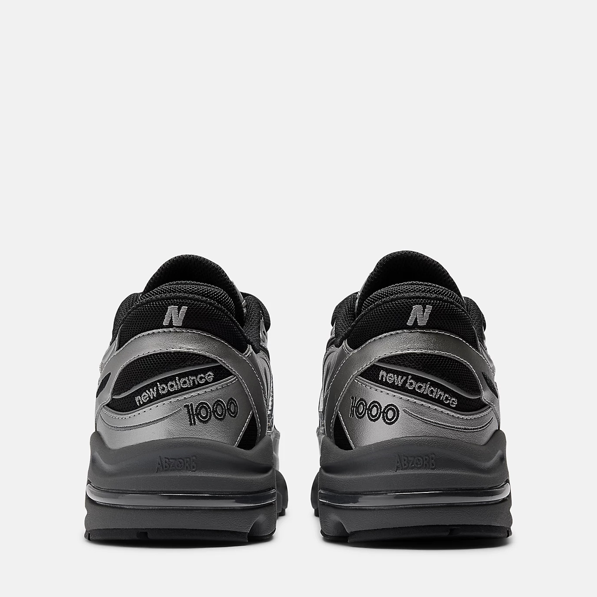 NWBA Sneakers 1000 Silver Metallic - 5 NWBA Sneakers 1000 Silver Metallic - 5