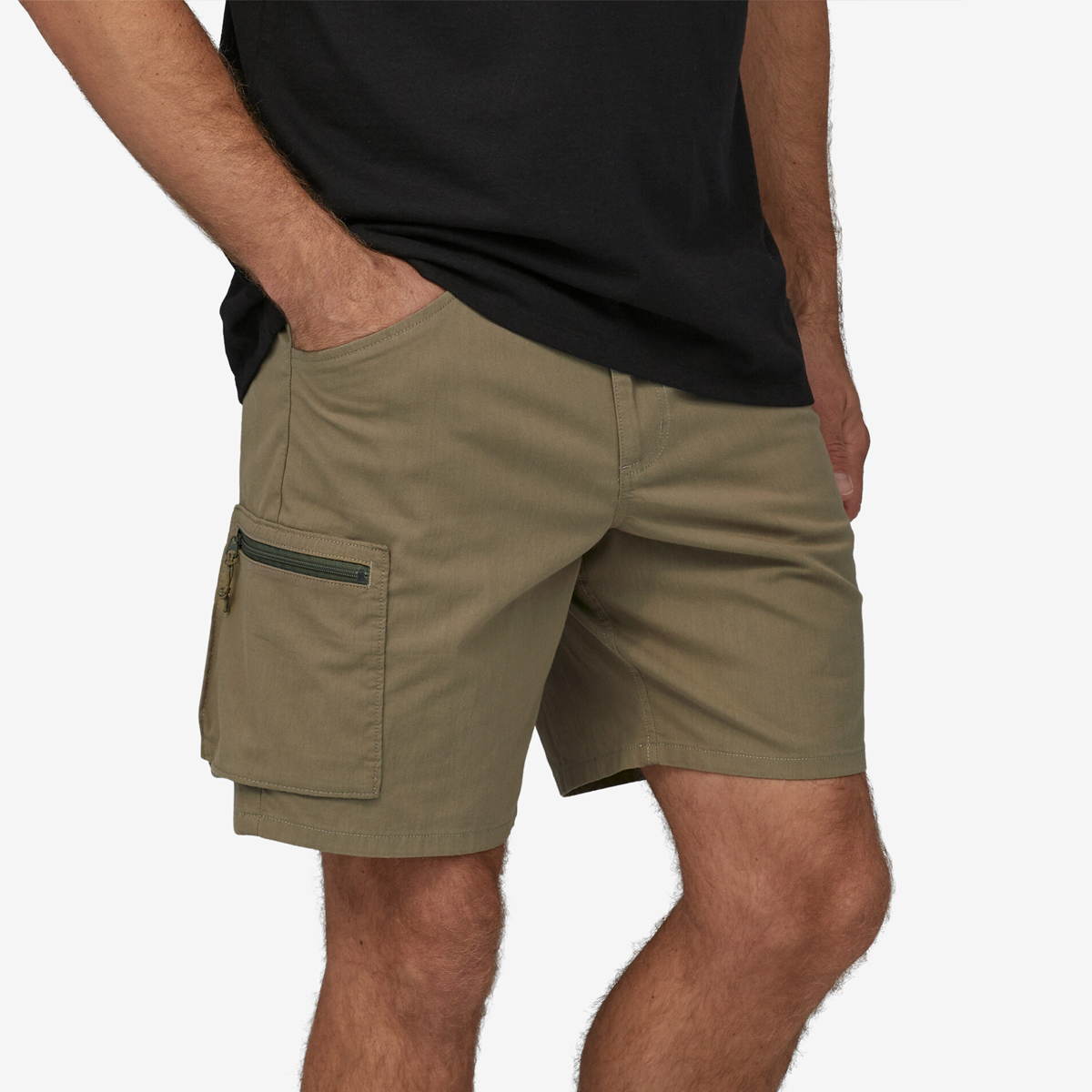 Patagonia Pantaloncini Nomader Sage Khaki - 2 Patagonia Pantaloncini Nomader Sage Khaki - 2