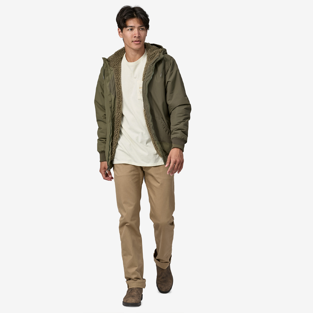 Patagonia Giacca Lined Isthmus Classic Basin Green - 4 Patagonia Giacca Lined Isthmus Classic Basin Green - 4