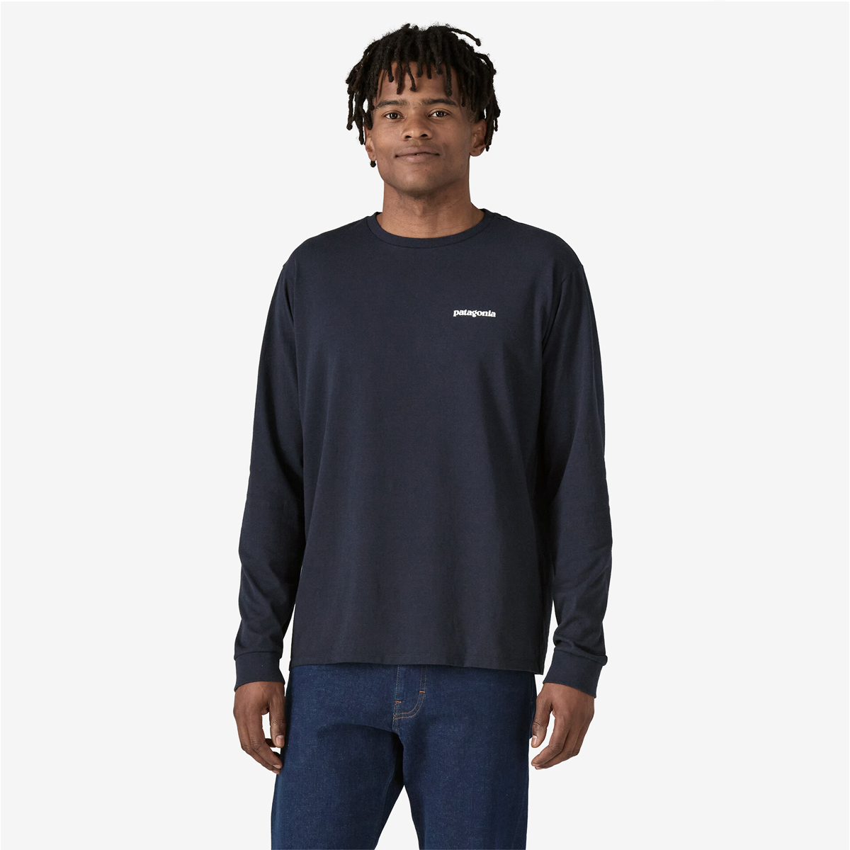 Patagonia Maglia P-6 Logo Responsibili-Tee® New Navy - 2 Patagonia Maglia P-6 Logo Responsibili-Tee® New Navy - 2