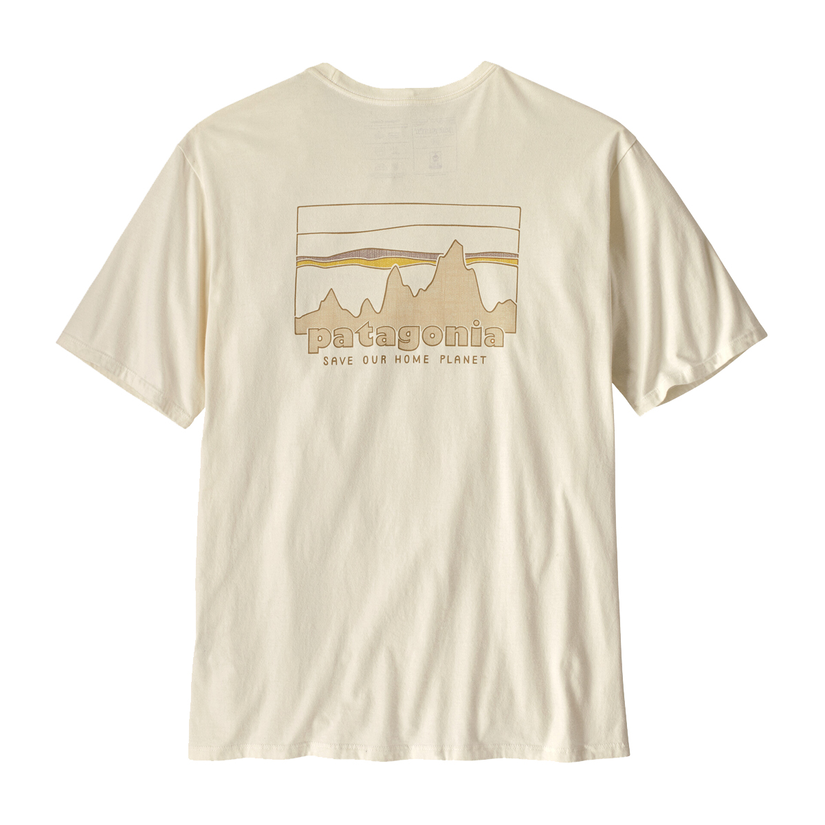 Patagonia T-Shirt '73 Skyline Organic Birch White - 1 Patagonia T-Shirt '73 Skyline Organic Birch White - 1