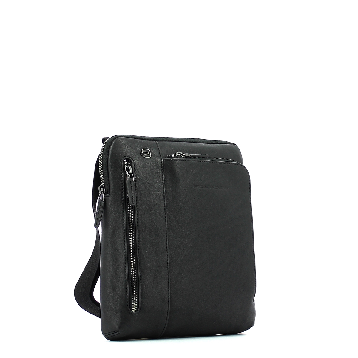Leather Organised crossbody Black Square Leather Organised crossbody Black Square