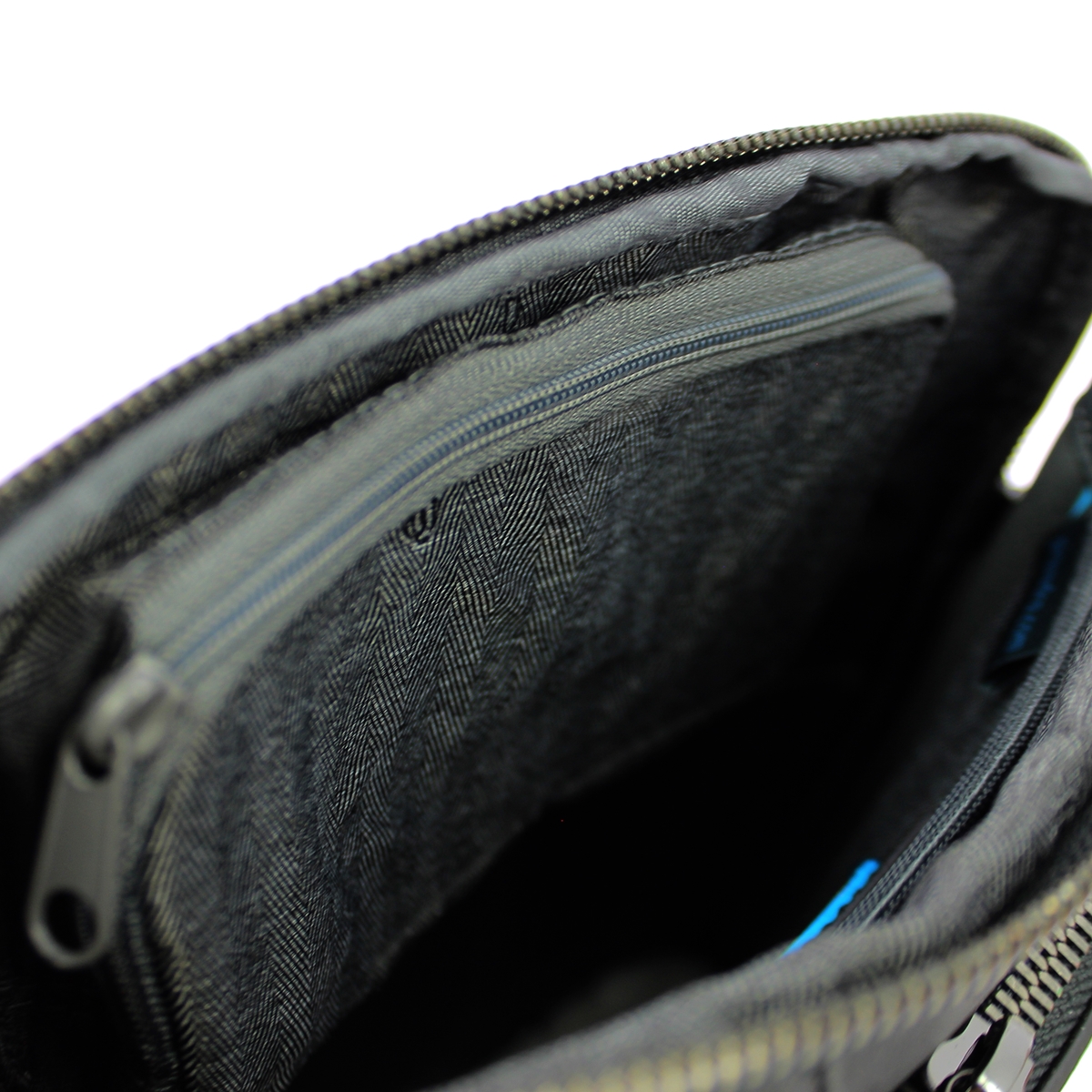 Leather Organised crossbody Black Square Leather Organised crossbody Black Square