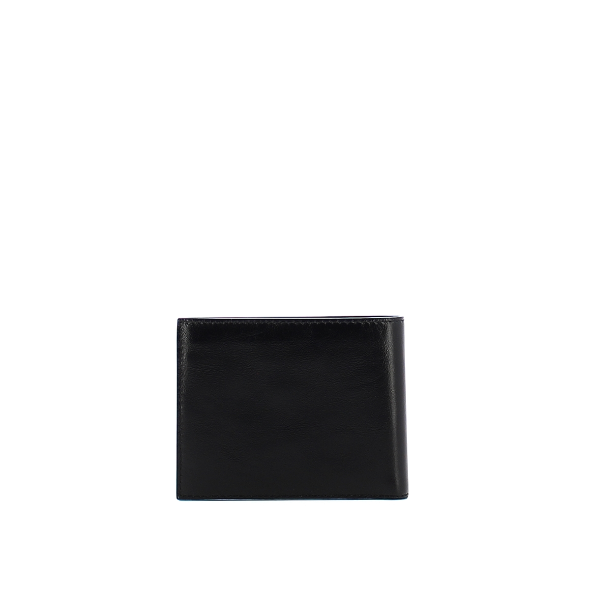 Men wallet with coin pouch Blue Square Men wallet with coin pouch Blue Square