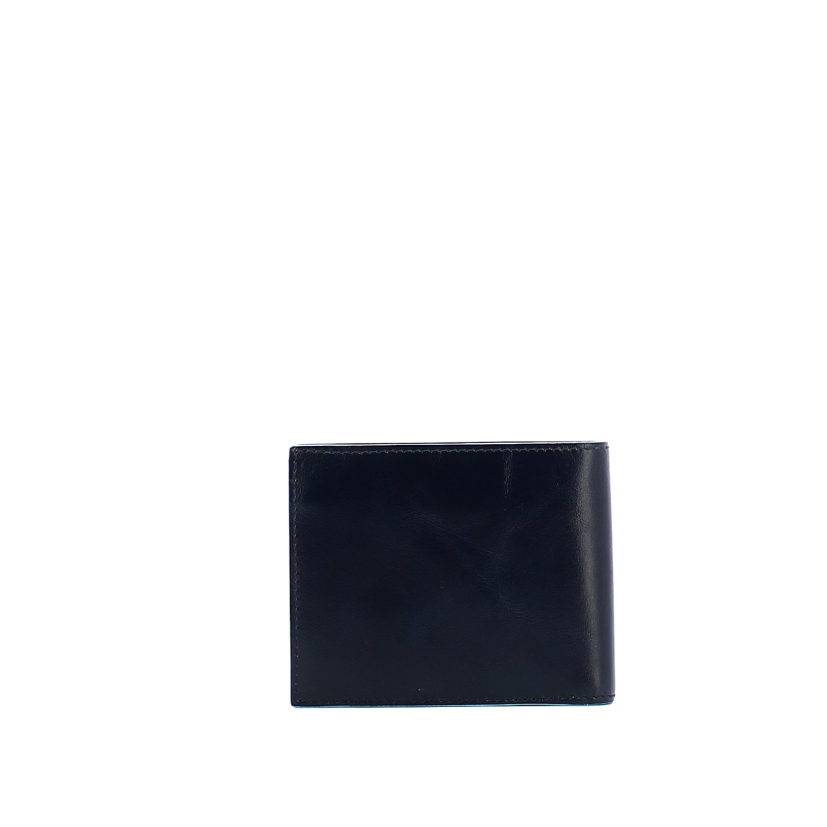 Men wallet with coin pouch Blue Square Men wallet with coin pouch Blue Square