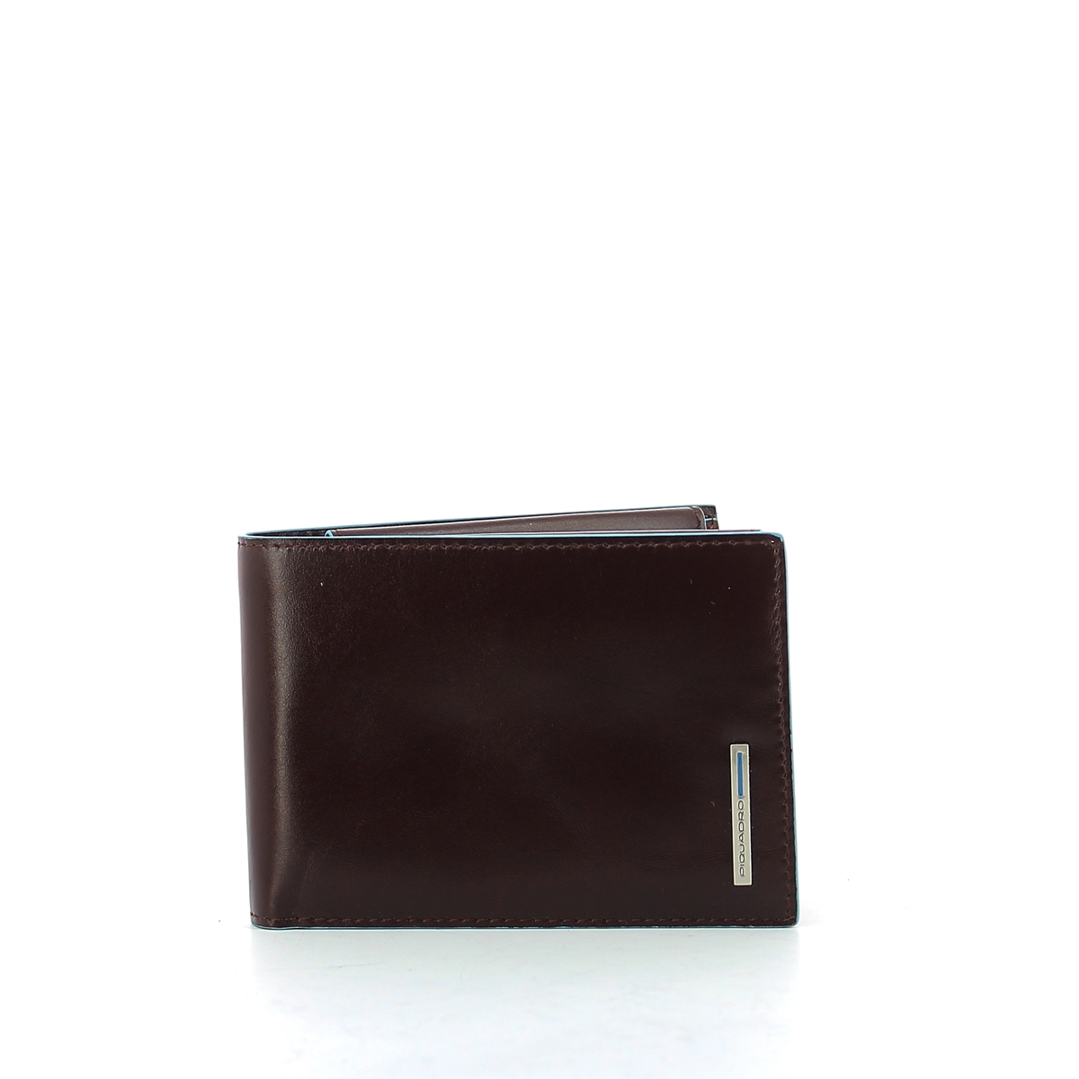 Wallet with coin pouch Blue Square-MOGANO-UN Wallet with coin pouch Blue Square-MOGANO-UN