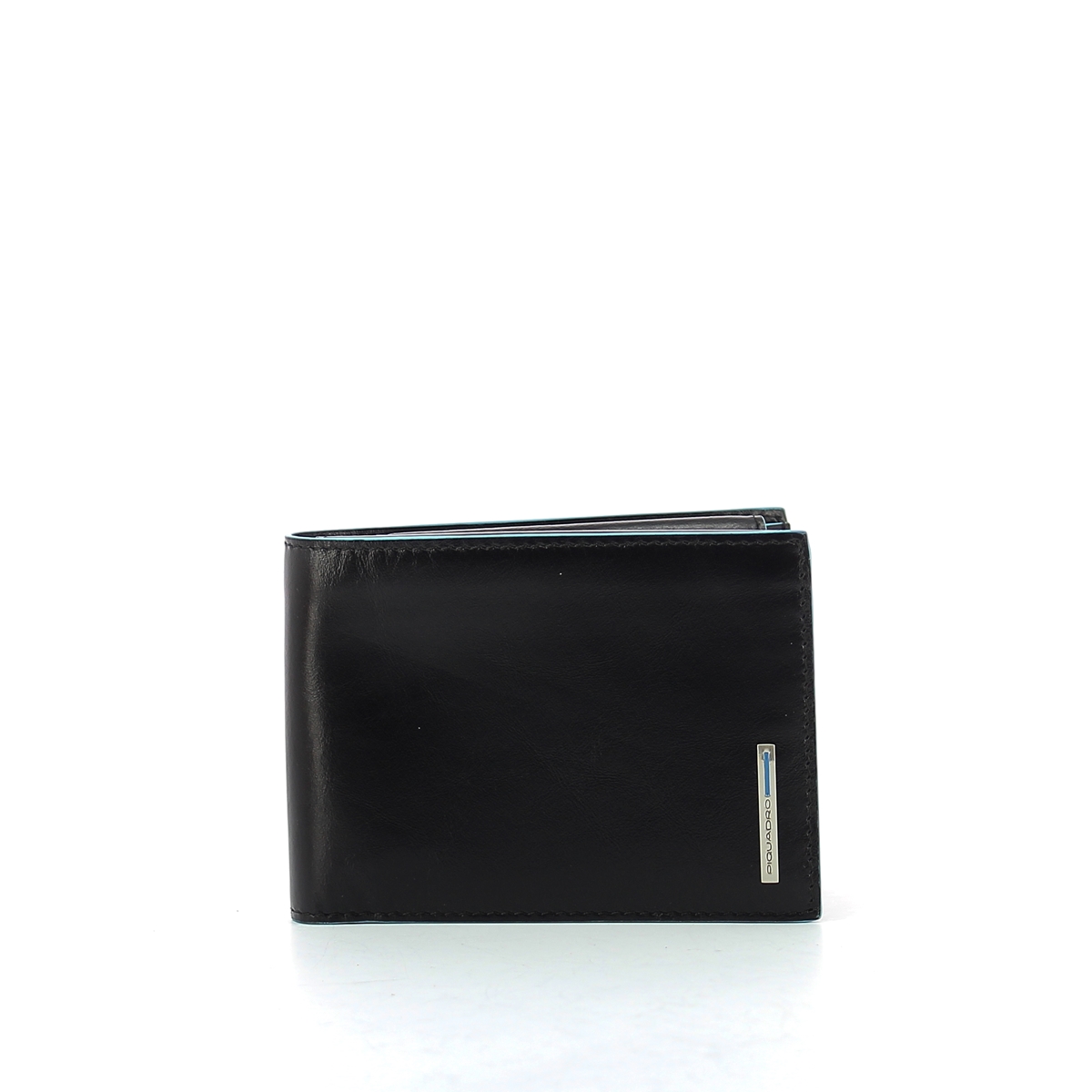 Wallet with coin pouch Blue Square-NERO-UN Wallet with coin pouch Blue Square-NERO-UN