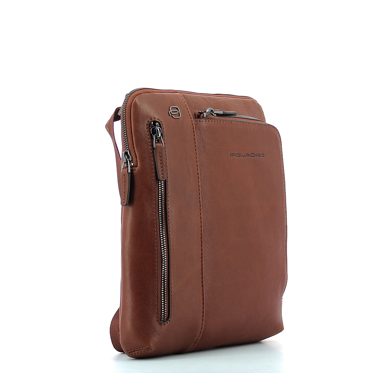 Leather Organised crossbody Black Square-CUOIO-UN Leather Organised crossbody Black Square-CUOIO-UN